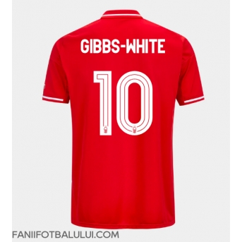 Nottingham Forest Morgan Gibbs-White #10 Tricou Fotbal Replică 2025-26 Barbati Acasa